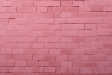 Obraz premium Pink brick wall background. Generative AI