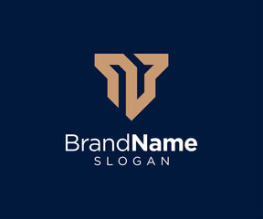 Letter N logo design for various types of businesses and company. Luxury and elegant Letter N vector