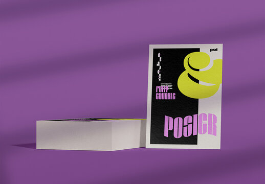 Set of Posters Mockup