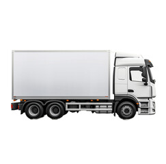 white truck On a transparent background PNG
