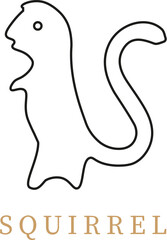 illustration of a squirrel