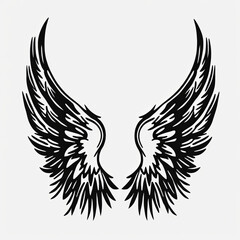 Obraz premium Wings in vector graphic for your design resources