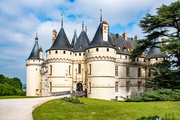 Fototapeta na wymiar The Château de Chaumont castle in Chaumont-sur-Loire, Loir-et-Cher, France