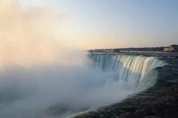 Cercles muraux Canada falls in the morning