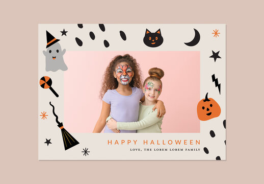 Happy Halloween Photo Card 