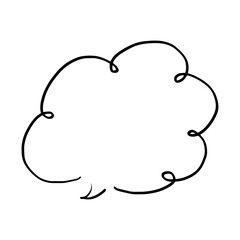 シンプルな手書き吹き出し