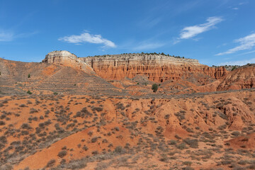 Fototapeta na wymiar Red Canyon of Teruel, also known as Rambla de Barrachina