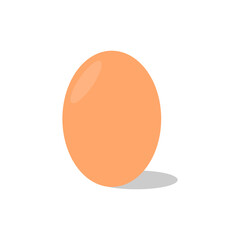 Egg Icon isolated on white background.