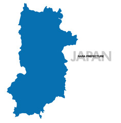 奈良県の地図 日本