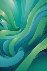 Vector smooth blue green background