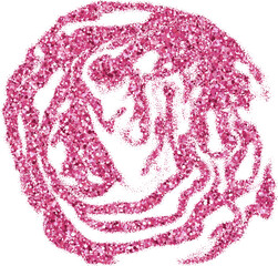 Pink glitter abstract shape sparkles