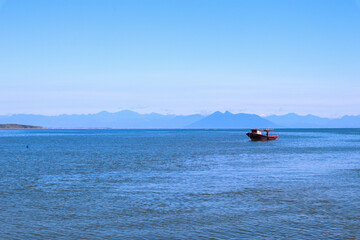 boat at sea