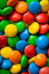 colorful chocolate candies