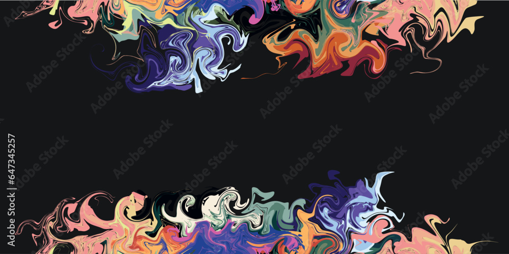 Aufkleber abstract background with an arrangement of image shadows connected by irregular lines