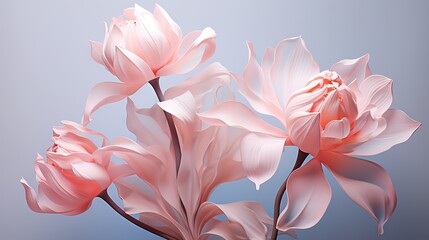  a bunch of pink flowers are in a vase on a table.  generative ai