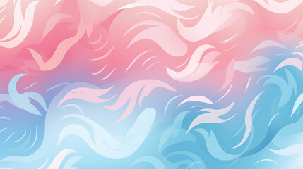 Abstract swirls pattern with soft pastel colors