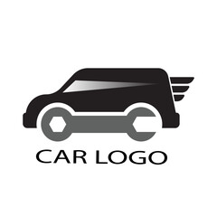 simple car logo design vector illustration