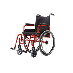 Fototapeta na wymiar Wheelchair isolated on transparent background PNG
