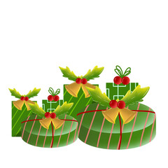 christmas bells and gifts 
