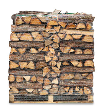 Palette de bois de chauffage	