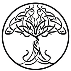 Tree of Life , Yggdrasil vector