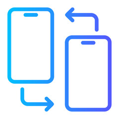 smartphone gradient icon