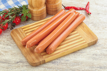 Boiled Pork sausages for brakfast