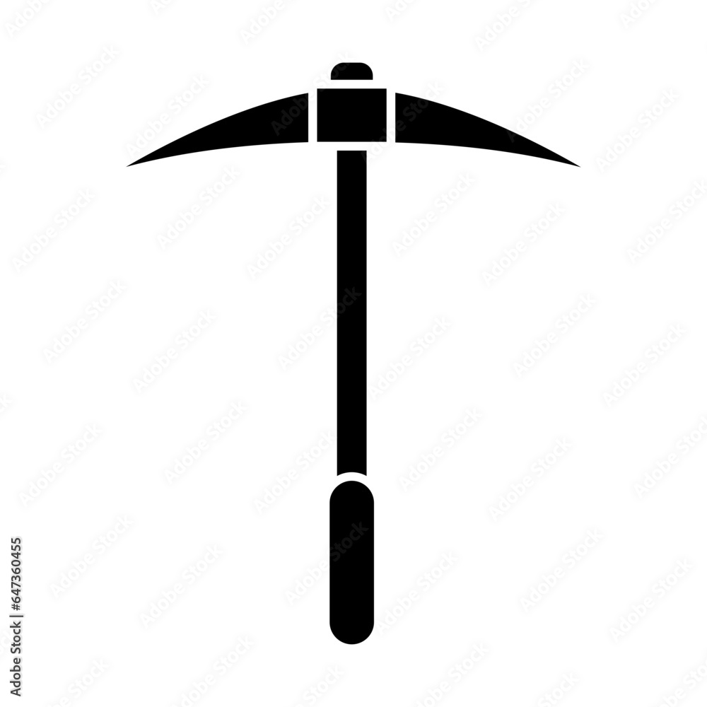 Poster mining icon vector design in trendy style
