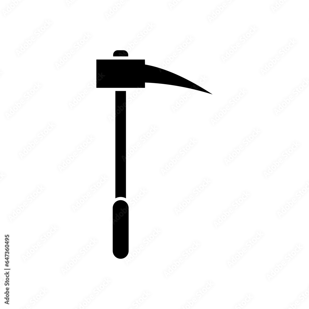 Poster mining icon vector design in trendy style
