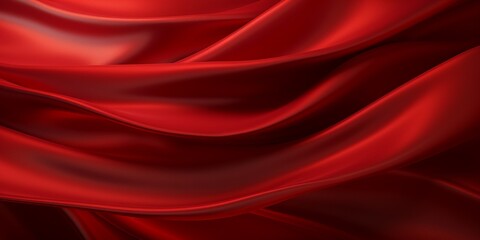 red satin fabric