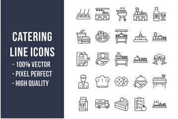 Catering Line Icons