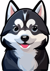 Obraz premium Cute Cartoon Dog