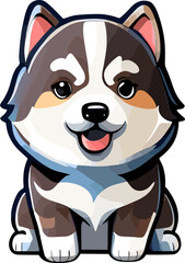 Obraz premium Cute Cartoon Dog 