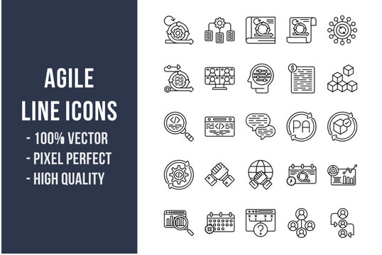 Agile Line Icons