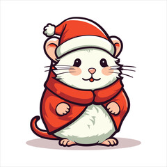 
christmas cute animal vector
