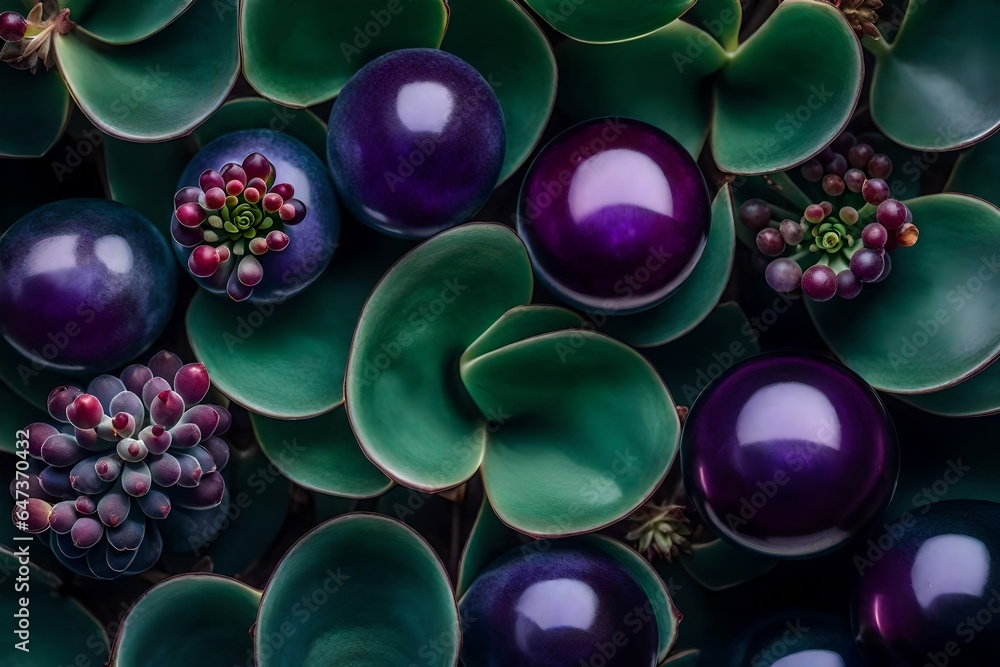 Poster a tantalizing image of a succulent and sweet grape - ia generative