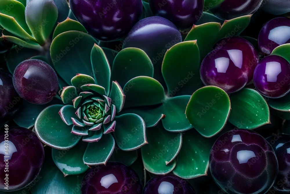 Poster a tantalizing image of a succulent and sweet grape - ia generative