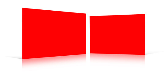Red Insert report or screenshoot blank template for presentation layouts and design.