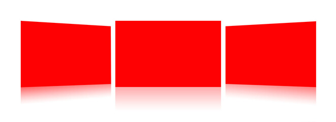 Red Insert report or screenshoot blank template for presentation layouts and design.
