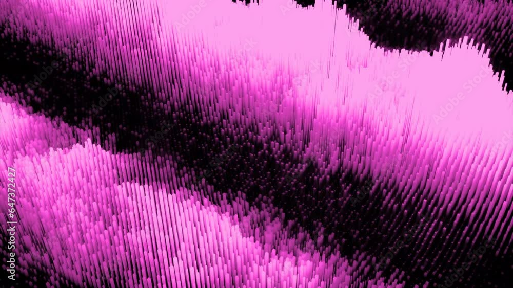 Aufkleber cyber texture with moving waves. design. moving waves on surface of cyber particles. cyber surface t