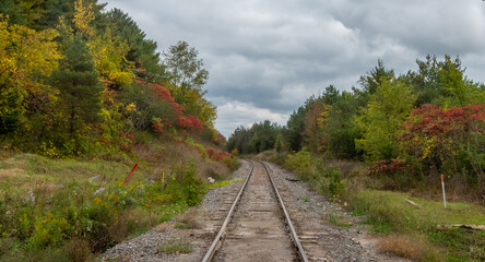 Railway in Autumn