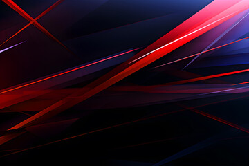 Abstract wallpaper with red and blue on black background. Red and blue abstract graphic background hd. Modern abstract graphic background features a dynamic of shapes. Technology background.