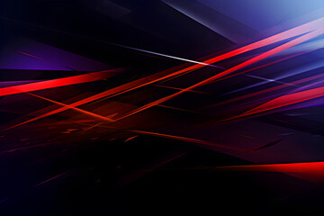 Abstract wallpaper with red and blue on black background. Red and blue abstract graphic background hd. Modern abstract graphic background features a dynamic of shapes. Technology background.