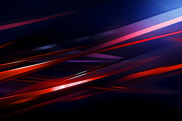 Fototapeta na wymiar Abstract wallpaper with red and blue on black background. Red and blue abstract graphic background hd. Modern abstract graphic background features a dynamic of shapes. Technology background.