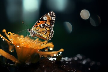 Fototapeta na wymiar Kaleidoscopic Wings: Capturing the Magic of Butterflies - AI Generated
