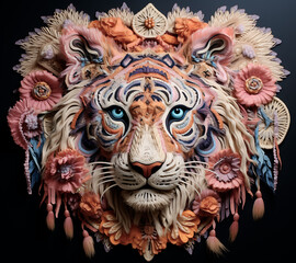 Enjoy this pet's vibrant, eye-catching, 3d colors.