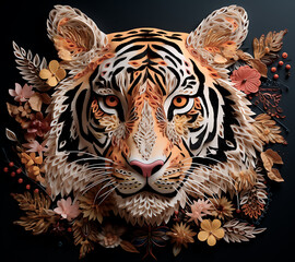Obraz premium Enjoy this pet's vibrant, eye-catching, 3d colors.