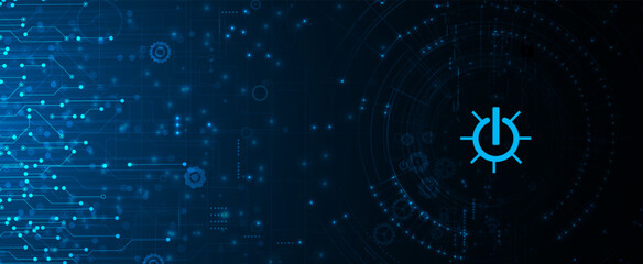 Technology abstract futuristic background for internet business. Big data concept.