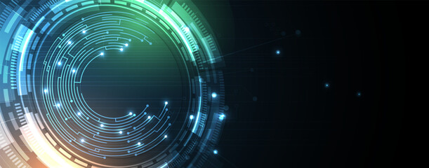 Technology abstract futuristic background for internet business. Big data concept.