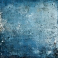 Obraz premium serene navy and blue background with scratches and marks, Generative AI